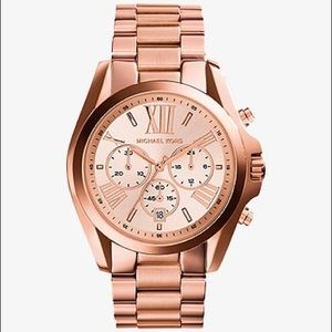 Michael Kors Watch | Rose Gold Oversized Bradshaw